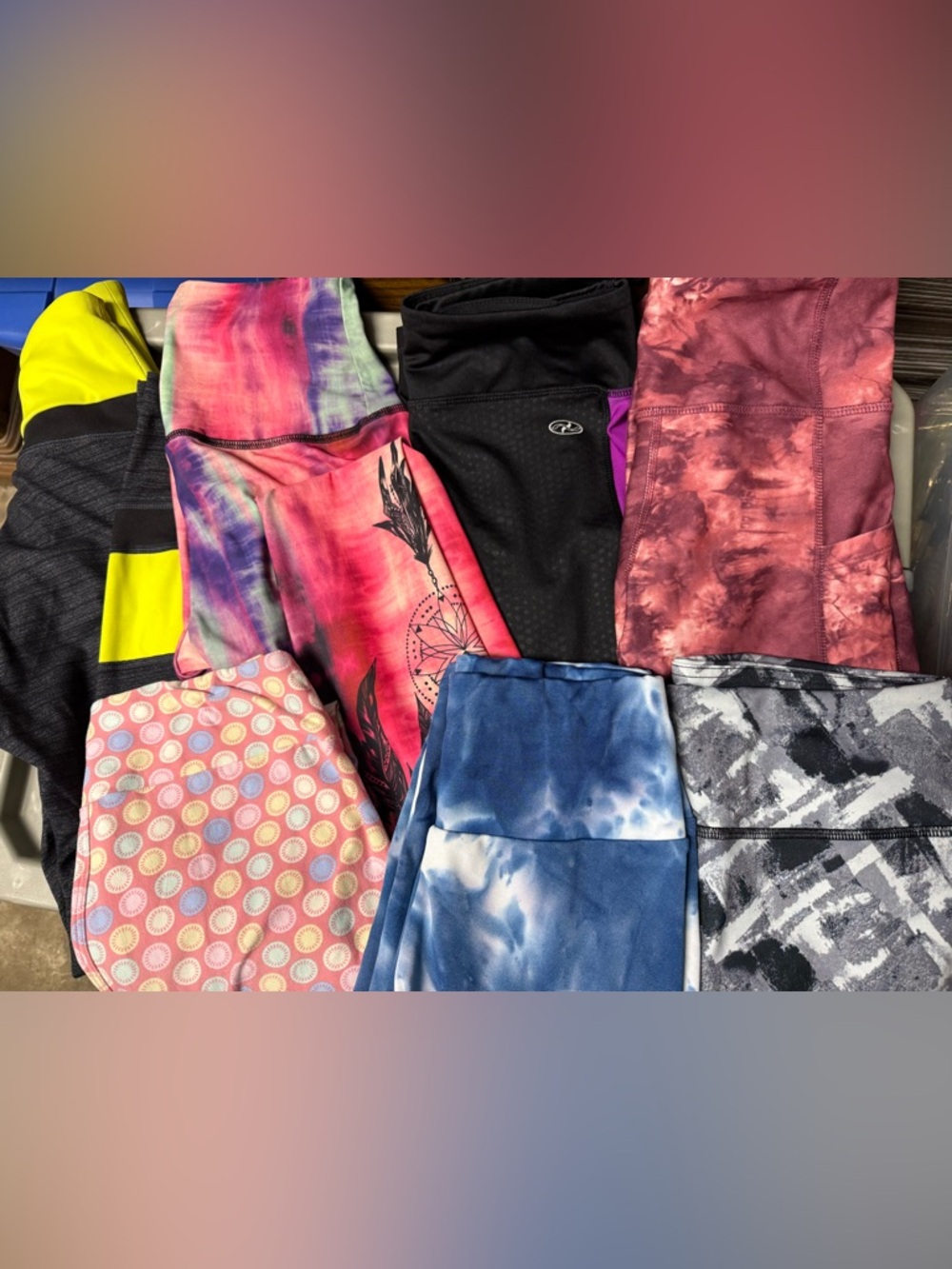 Womens size small leggings pant bundle 7 pair full length cropped $220 namebrand
